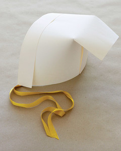 Paper Pilgrim Bonnet Martha Stewart graphic relating to Pilgrim Bonnet Template Printable identified as Paper Pilgrim Bonnet Martha Stewart